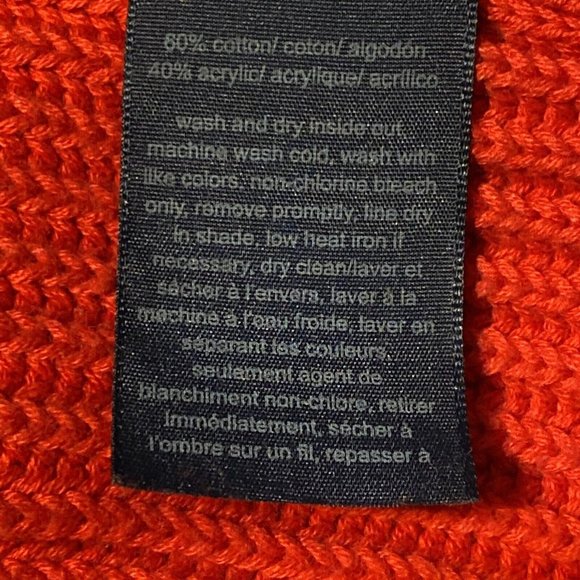 Tommy Hilfiger Womens Cable-Knit Pullover Sweater Scarlet Size XL - Picture 11 of 12